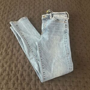 Lucky Brand Hayden Skinny Jeans Light Wash Mid Rise Stretch Denim Size 2/26